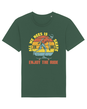 All We Need Is Skate Skateboarding Bottle Green
