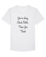 You're fine Tricou mânecă scurtă guler larg Bărbat Skater