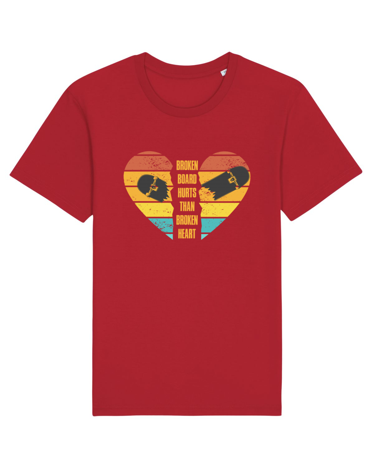 Tricou mânecă scurtă Unisex Rocker Red