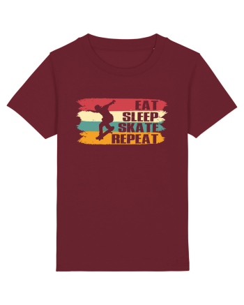 Eat Sleep Skate Repeat Skating Routine Burgundy