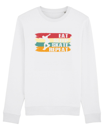 Eat Sleep Skate Repeat Skating Routine White