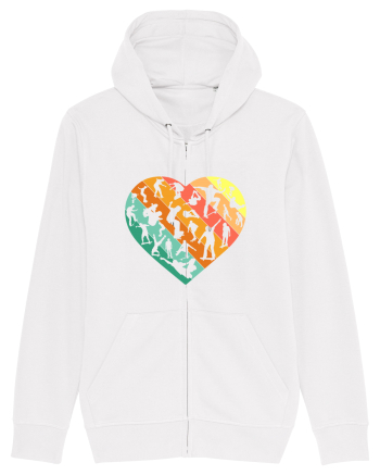Heart Skater Skateboarding Skateboard White