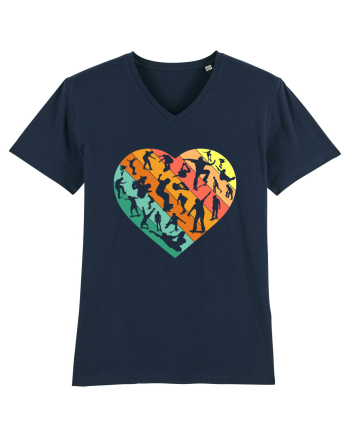 Heart Skater Skateboarding Skateboard French Navy