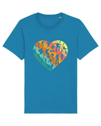 Heart Skater Skateboarding Skateboard Azur