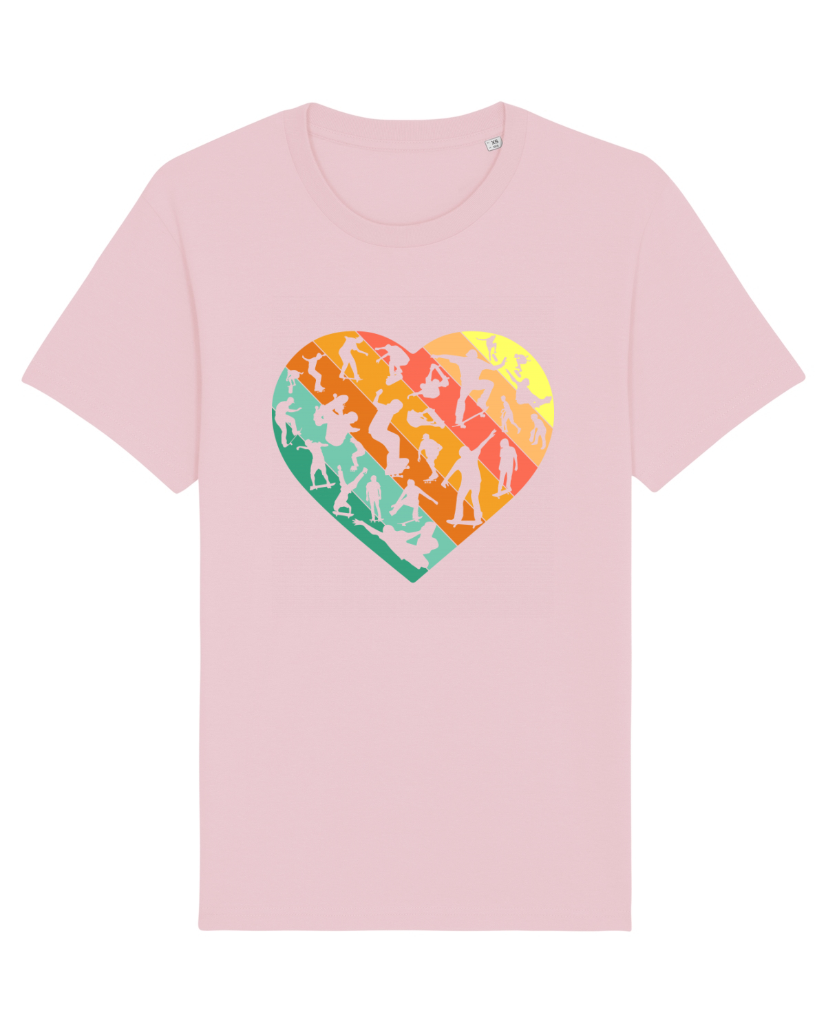 Tricou mânecă scurtă Unisex Rocker Cotton Pink