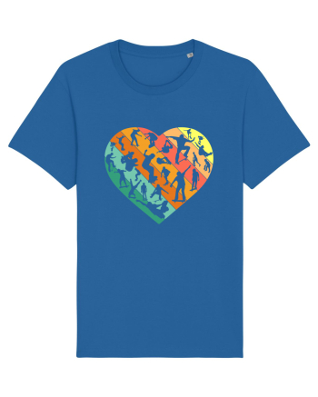 Heart Skater Skateboarding Skateboard Royal Blue
