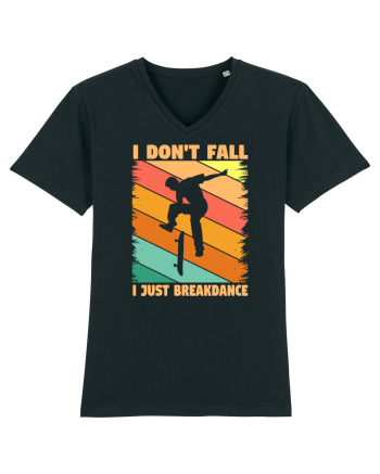 I Don't Fall I Just Brakedance Vintage Skateboarder Black