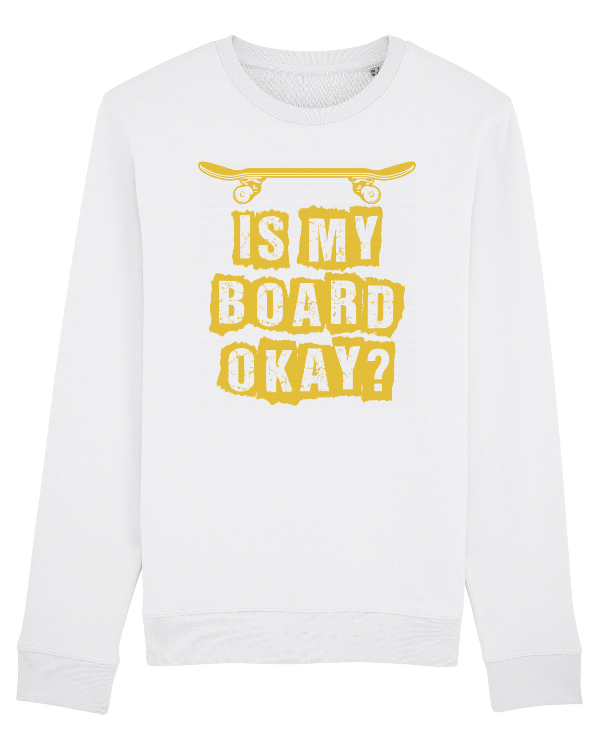 Bluză mânecă lungă Unisex Rise White