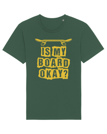 Is My Board Okay Funny Skateboarding Upside Bottle Green