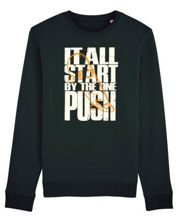 It All Start By The One Push Skateboard Black