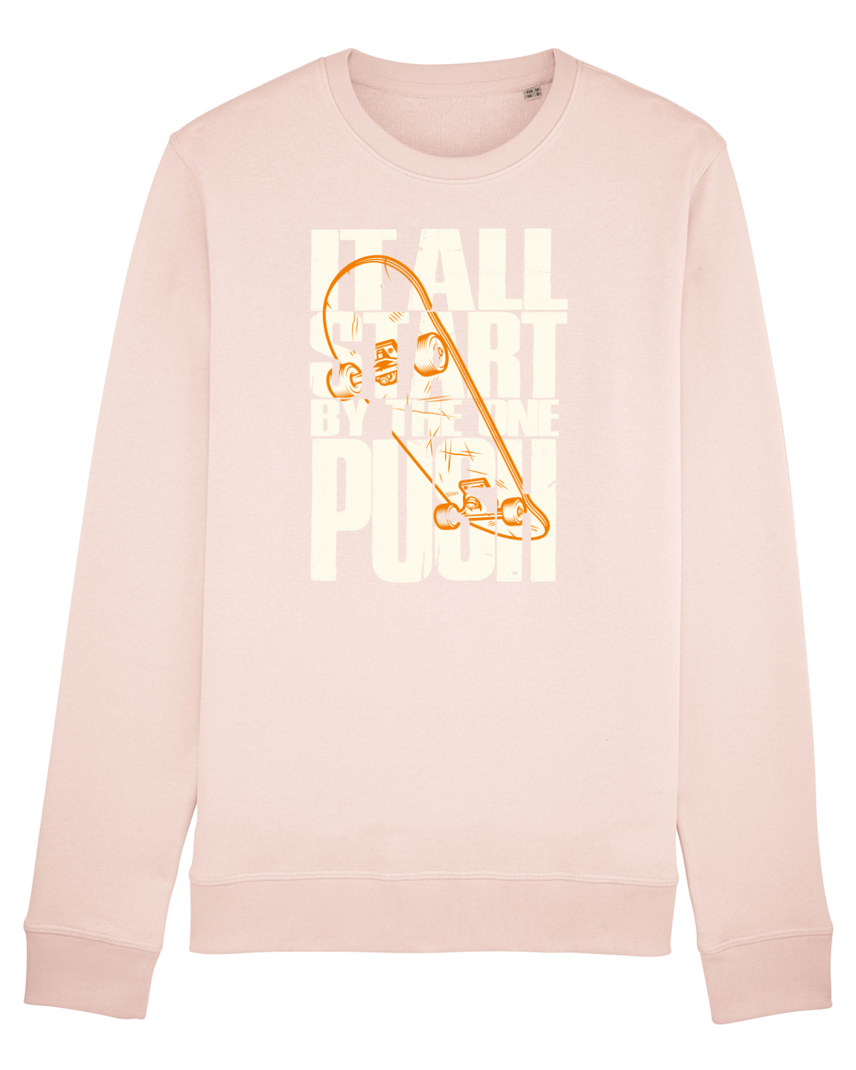 Bluză mânecă lungă Unisex Rise Candy Pink