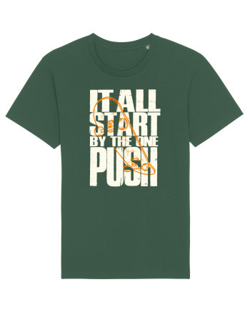 It All Start By The One Push Skateboard Bottle Green
