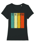Bucuresti | Bucharest Tricou mânecă scurtă guler larg fitted Damă Expresser