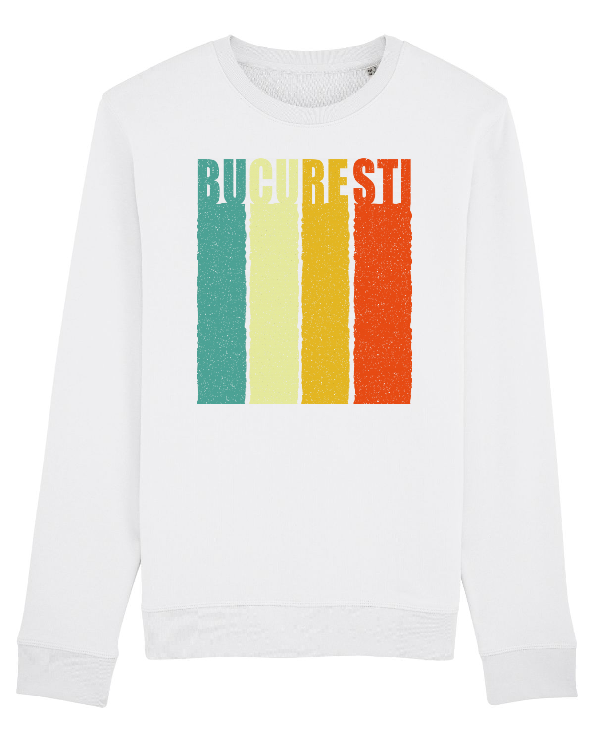 Bluză mânecă lungă Unisex Rise White