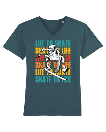 Life To Skate Skate To Life Skateboard Skeleton Rider Stargazer