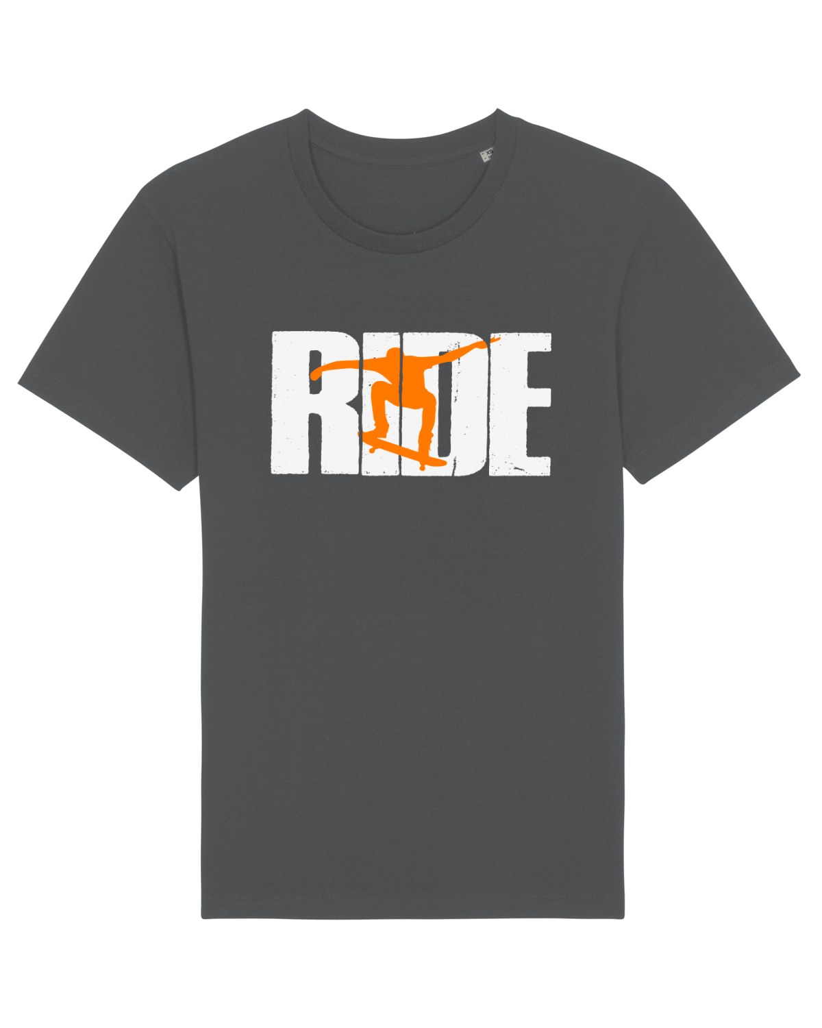 Tricou mânecă scurtă Unisex Rocker Anthracite