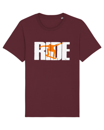 Ride Skateboarding Skateboard Burgundy