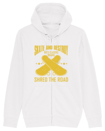 Skate and Destroy Shred The Road White