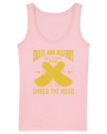 Skate and Destroy Shred The Road Cotton Pink
