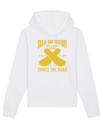 Skate and Destroy Shred The Road White