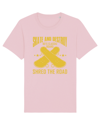 Skate and Destroy Shred The Road Cotton Pink