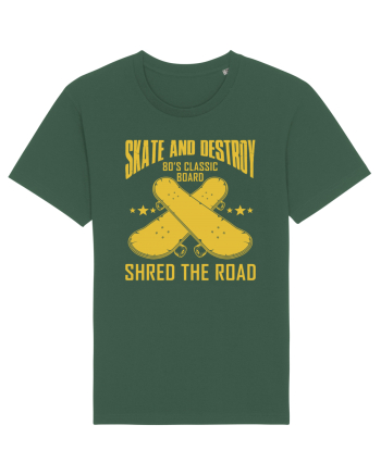 Skate and Destroy Shred The Road Bottle Green