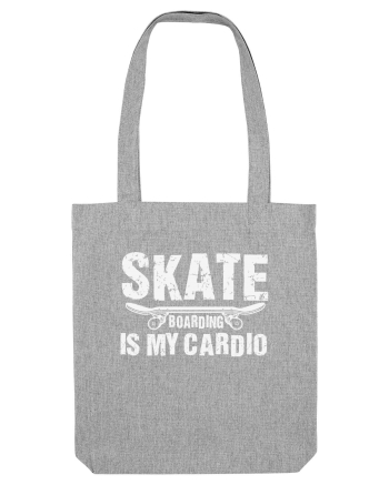 Skateboarding Is My Cardio | Cool Skater Heather Grey