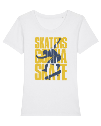 Skaters Gonna Skate White