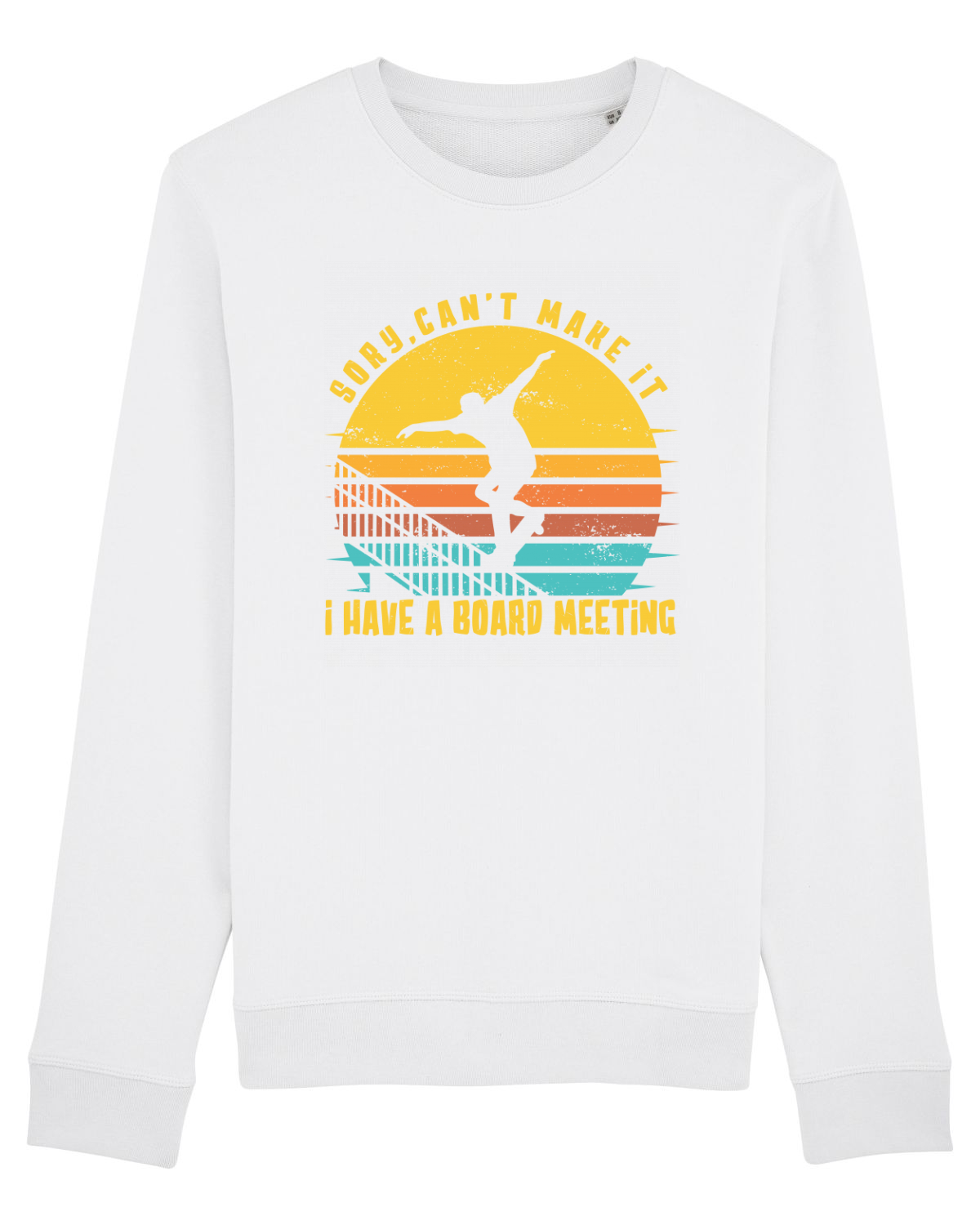 Bluză mânecă lungă Unisex Rise White