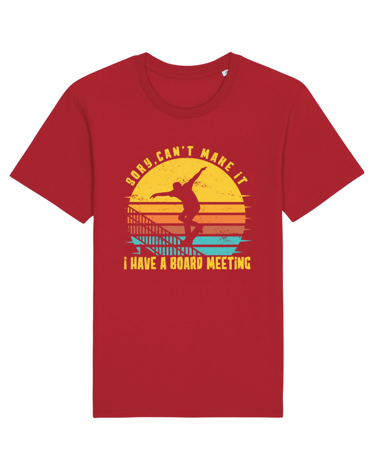 Tricou mânecă scurtă Unisex Rocker Red