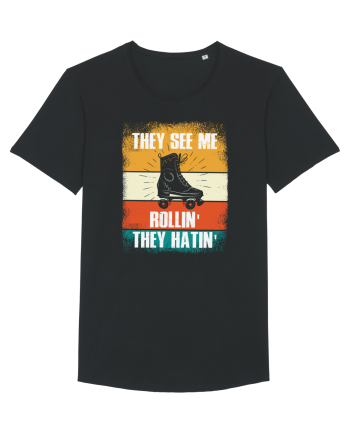 They See Me Rollin' They Hatin' Retro Skating Black