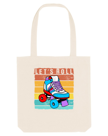 Lets Roll Roller Skating Vintage Natural