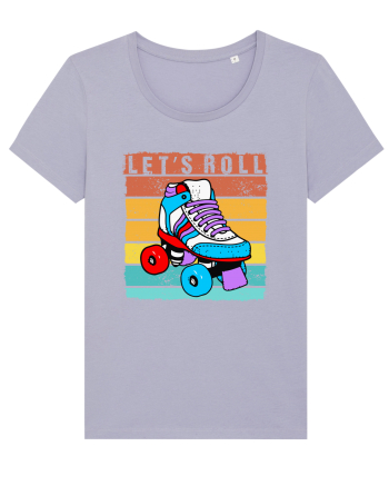 Lets Roll Roller Skating Vintage Lavender