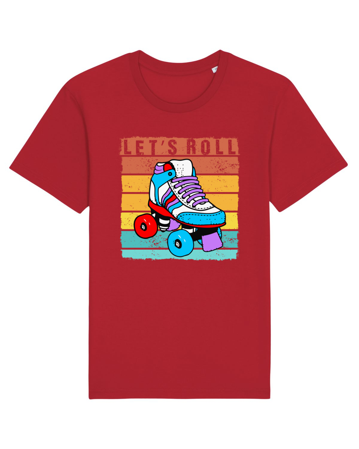 Tricou mânecă scurtă Unisex Rocker Red