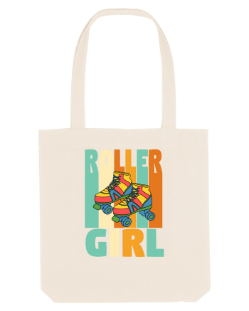 Retro Roller Girl Design Vintage Skating Natural