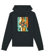 Retro Roller Girl Design Vintage Skating Hanorac Unisex Drummer