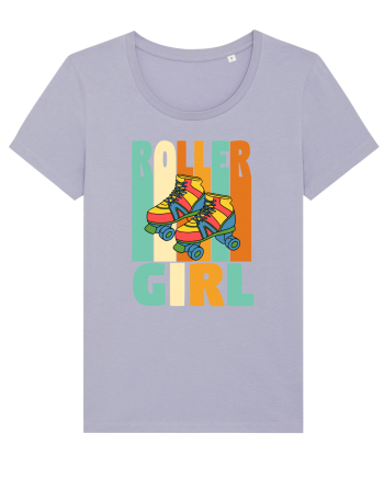 Retro Roller Girl Design Vintage Skating Lavender
