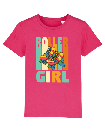 Retro Roller Girl Design Vintage Skating Raspberry