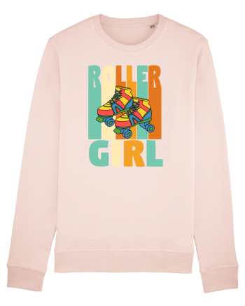 Retro Roller Girl Design Vintage Skating Candy Pink