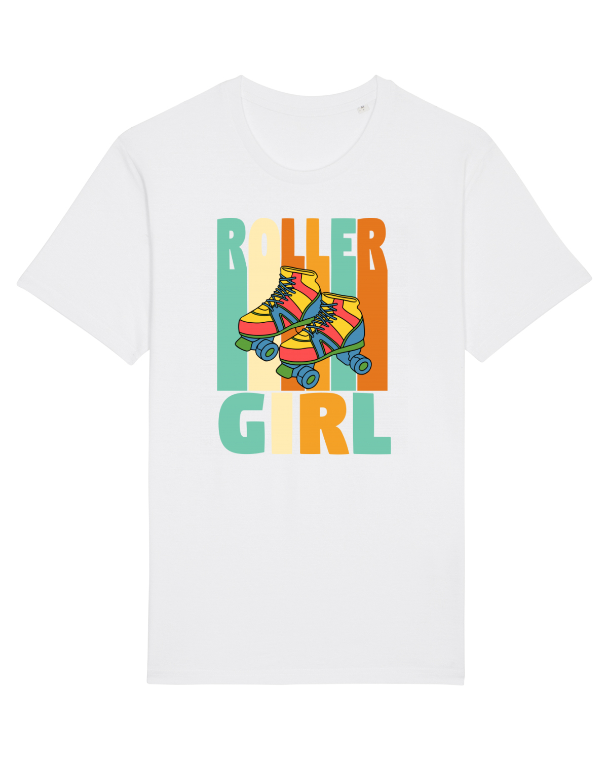 Tricou mânecă scurtă Unisex Rocker White