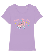 This is how I roll Tricou mânecă scurtă guler larg fitted Damă Expresser