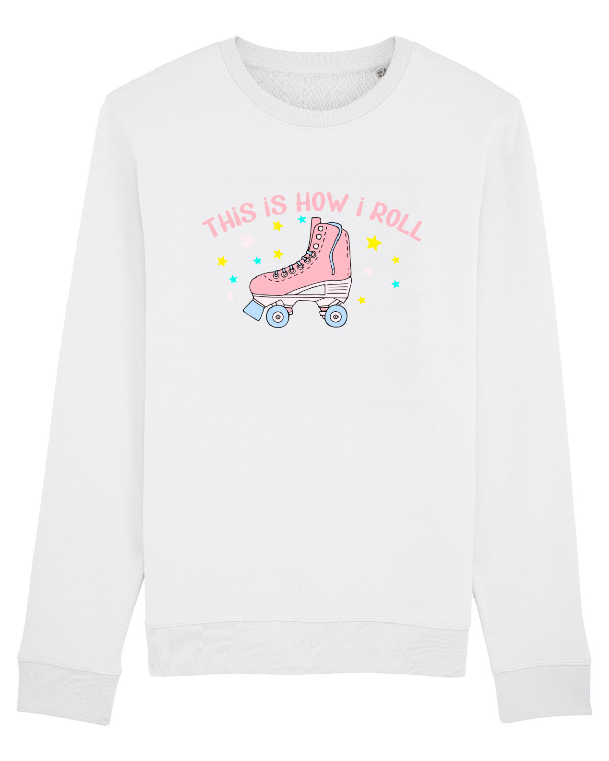 Bluză mânecă lungă Unisex Rise White