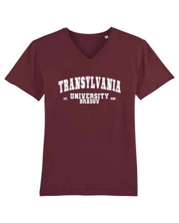 Transylvania University Brasov EST 1948 Burgundy