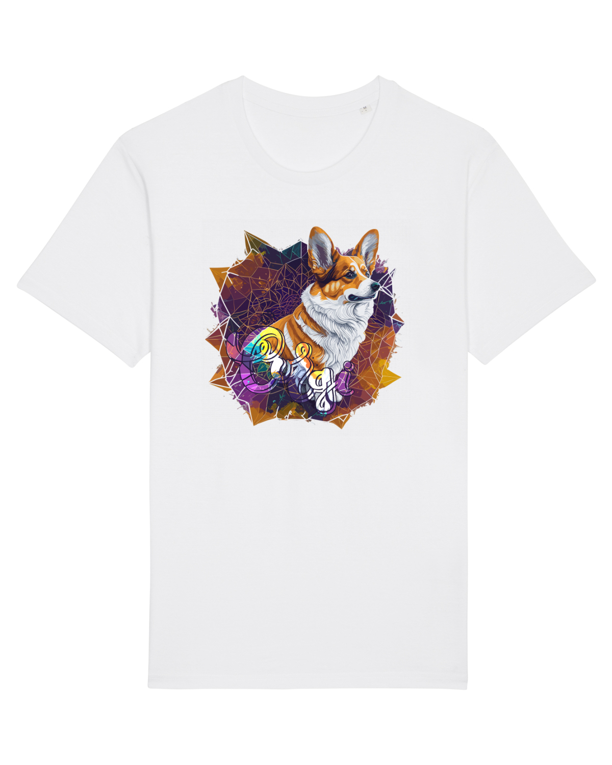 Tricou mânecă scurtă Unisex Rocker White