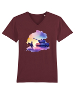 Aquatic Warrior Tricou mânecă scurtă guler V Bărbat Presenter