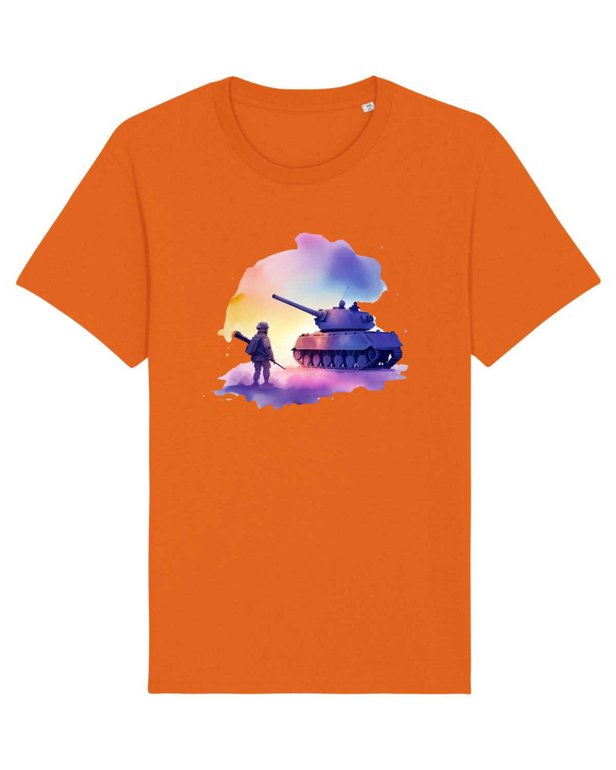 Tricou mânecă scurtă Unisex Rocker Bright Orange