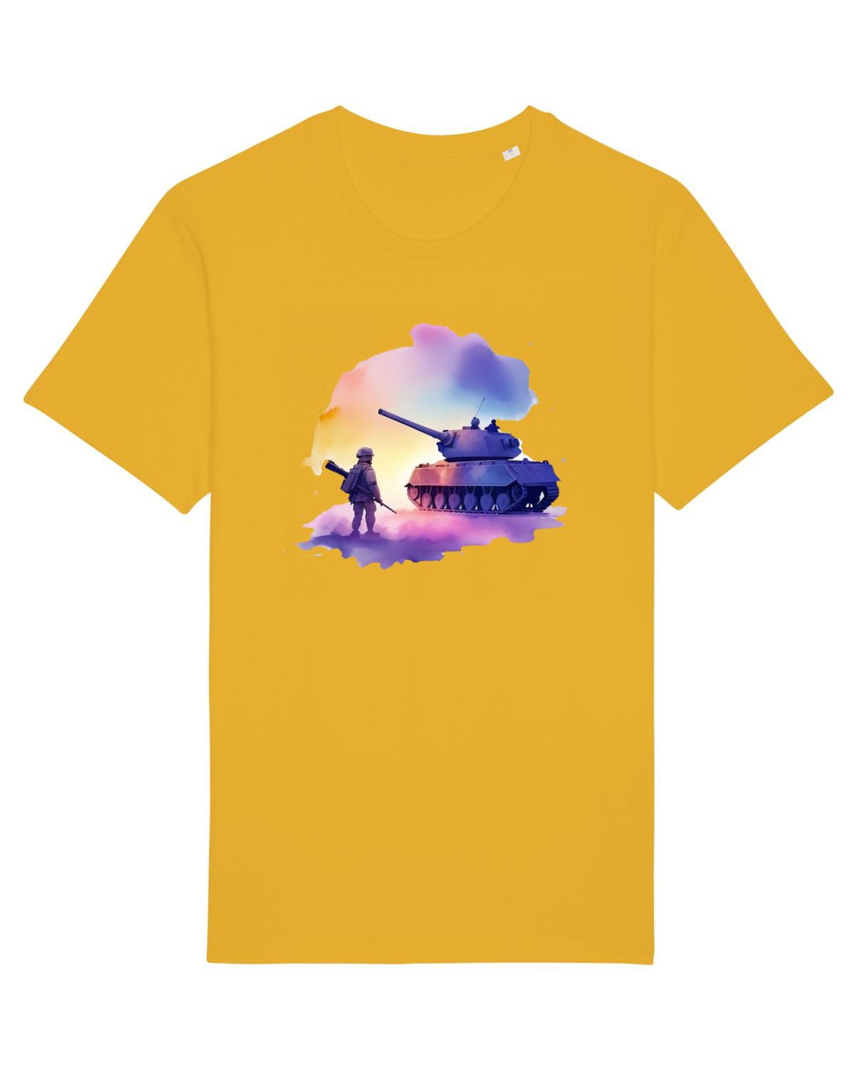 Tricou mânecă scurtă Unisex Rocker Spectra Yellow