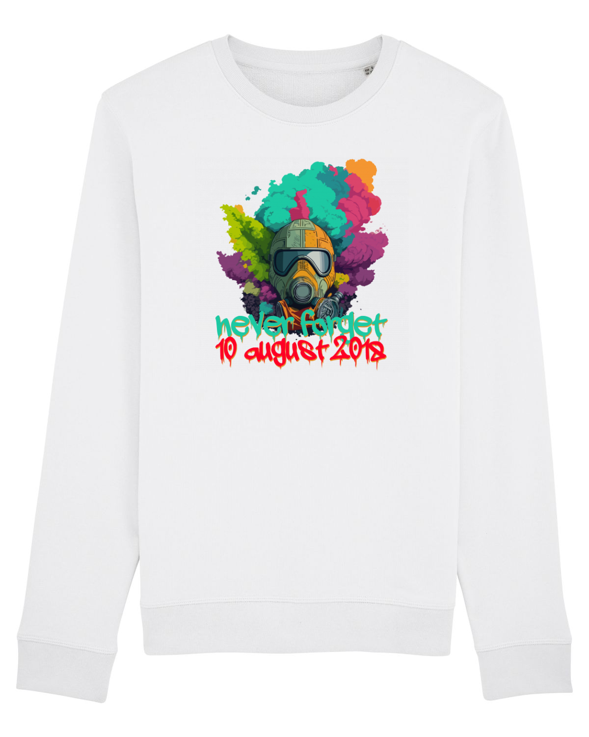 Bluză mânecă lungă Unisex Rise White