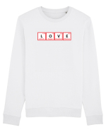 Love (chemical symbols) Bluză mânecă lungă Unisex Rise