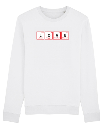 Love (chemical symbols) White